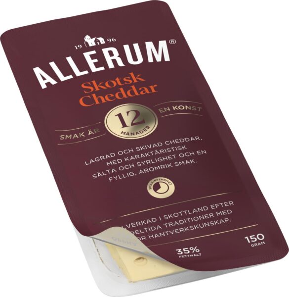 Cheddar lagrad skivad