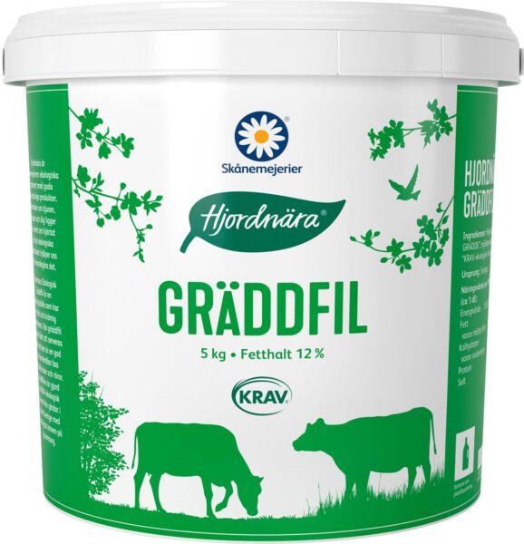 Ekologisk Gräddfil 12% KRAV
