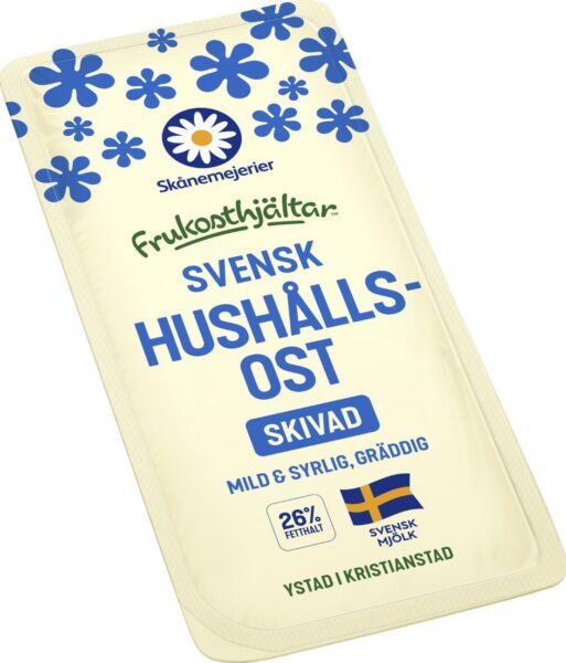 Hushållsost skivad