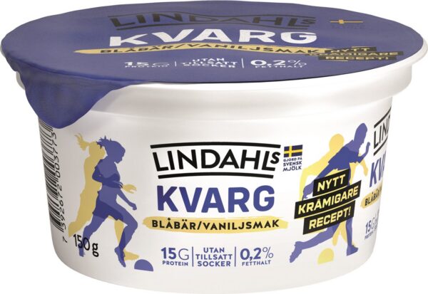 Kvarg blåbär/vanilj