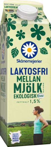 Laktosfri Ekologisk Mellanmjölk