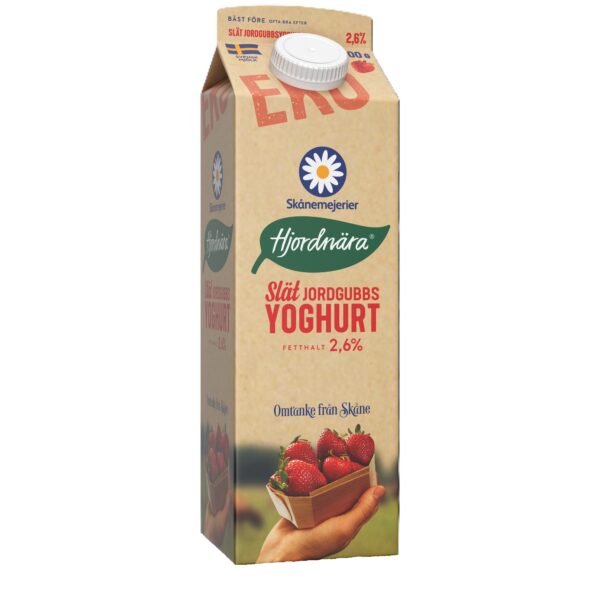 Eko Yoghurt Slät Jordgubb