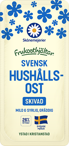 Hushållsost mild 26%, skivad 250g