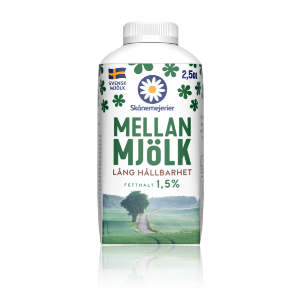 Mellanmjölk 1.5% lång hållbarhet