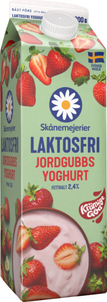Laktosfri Yoghurt Jordgubb