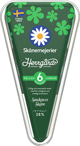 Skånemejerier Herrgård Mellan 6 mån kupa