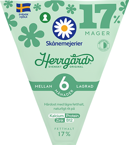 Skånemejerier Herrgård 17% Mager mellan