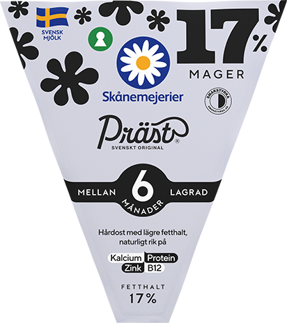 Skånemejerier Präst 17% Mager mellan