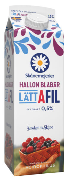 Lätt A-fil Hallon & Blåbär